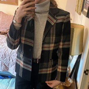 1980s/1990s Plaid Evan-Picone Blazer - Preppy, Academia, Wool, Autumnal